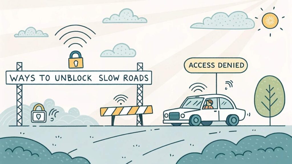 Ways to Unblock Slow Roads